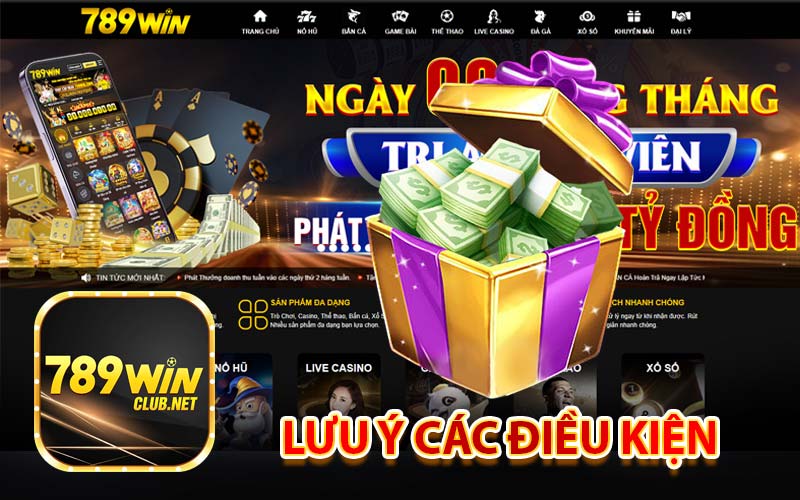 Lưu ý các điều kiện
