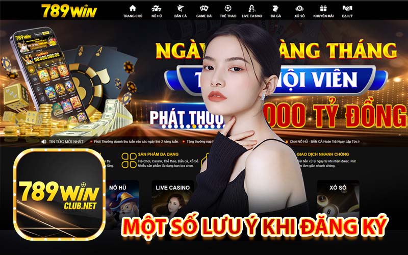 Một số lưu ý khi đăng ký