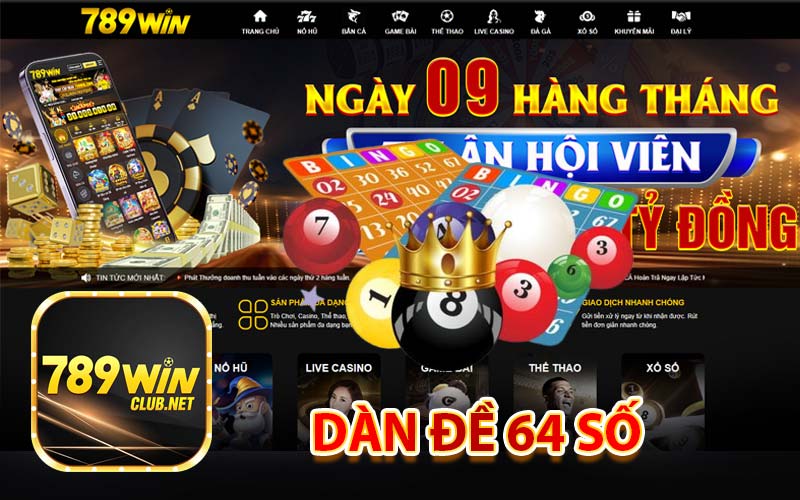 Dàn đề 64 số